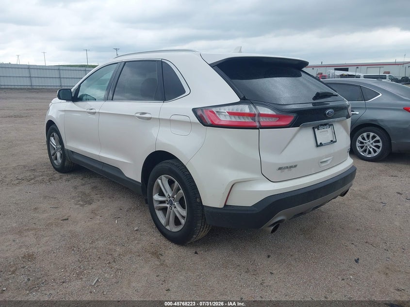 Vin: 2fmpk4j9xkbc09319, lot: 46266972, ford edge sel 20193