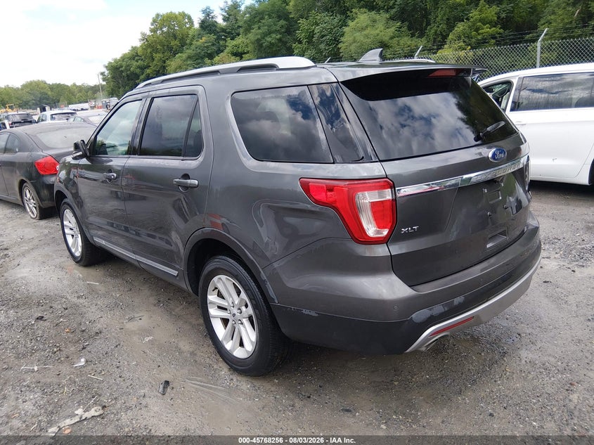 Vin: 1fm5k7d81gga32980, lot: 46267005, ford explorer xlt 20163