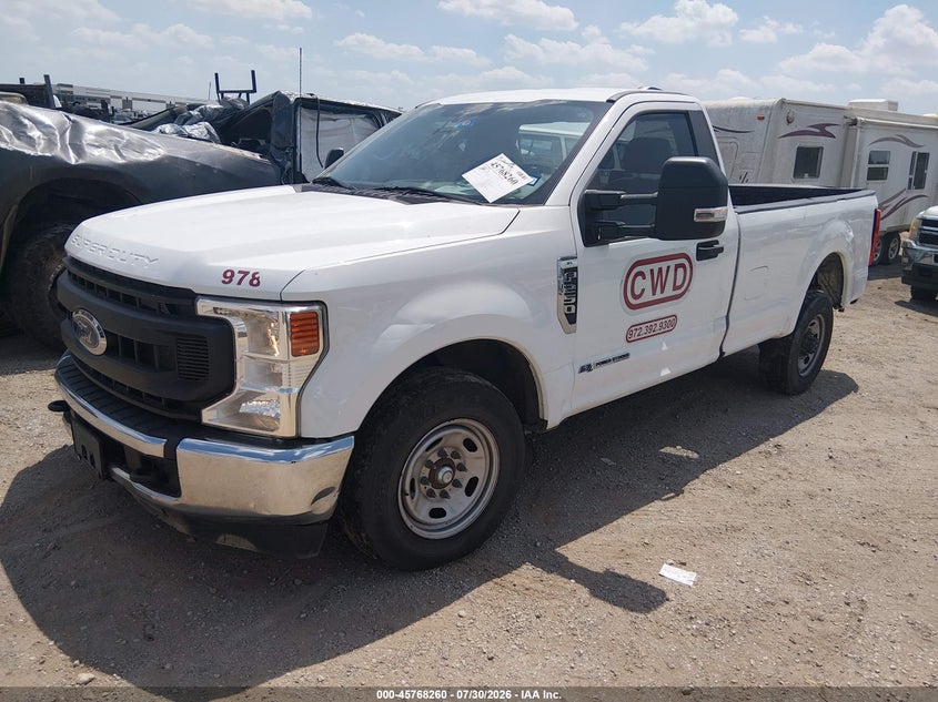 2022 Ford F250, Rear, IAAI, VIN 1FTRF2AT2NED87851 — photo 2