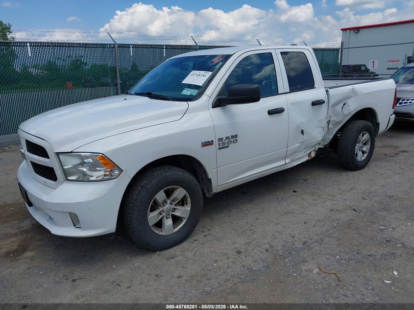 Vin: 1c6rr7ft3ks501826, lot: 46267030, ram 1500 classic express  4x4 6'4 box 20192