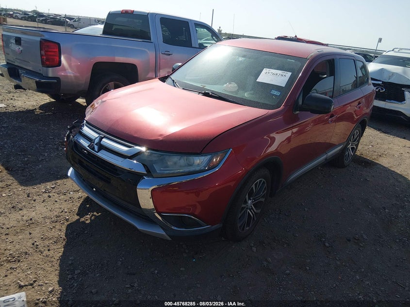 Vin: ja4ad2a34gz016778, lot: 46267034, mitsubishi outlander es 20162