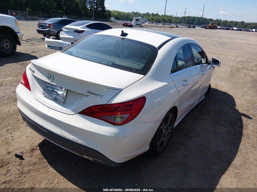 Vin: wddsj4gb2hn423316, lot: 46267041, mercedes-benz cla 250 4matic 20174