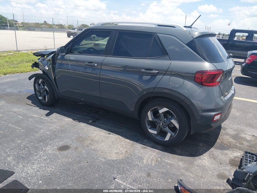 Vin: kmhrc8a35tu453903, lot: 46267057, hyundai venue sel 20263