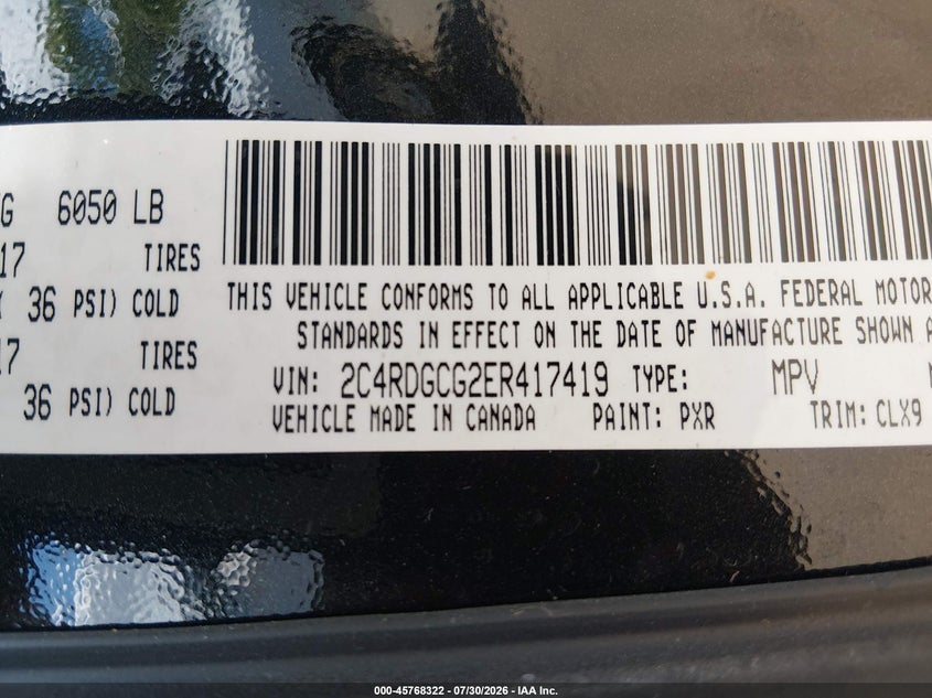 2014 DODGE GRAND CARAVAN SXT 30TH ANNIVERSARY · Фото 9