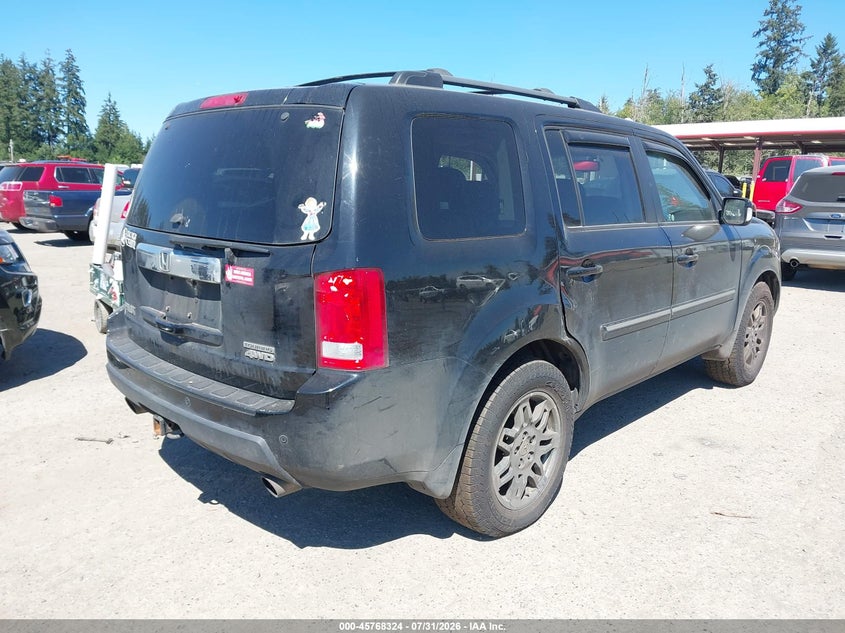 Vin: 5fnyf4h90ab033451, lot: 46267073, honda pilot touring 20104
