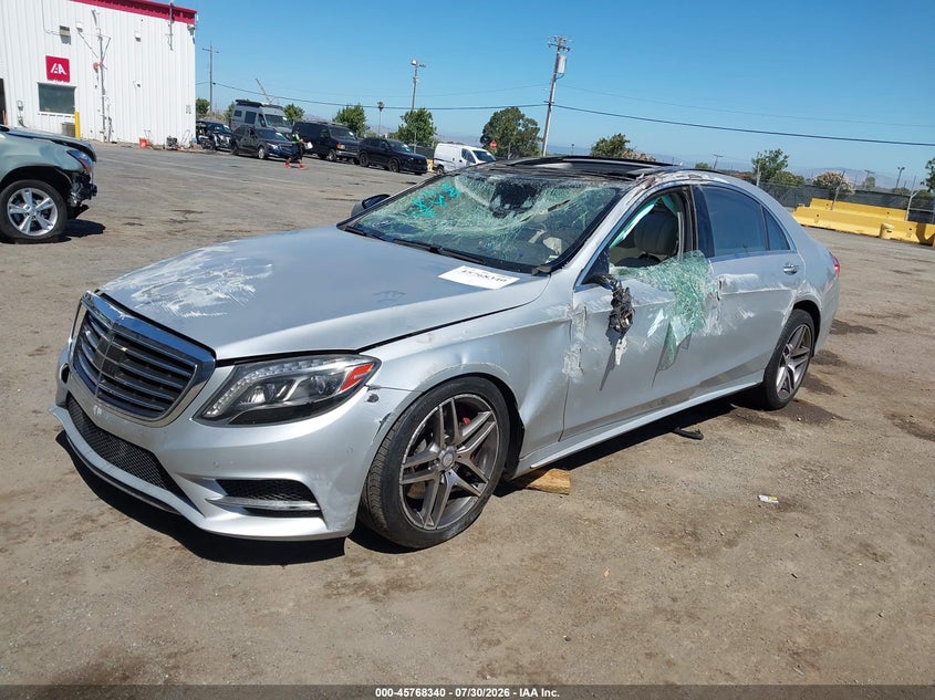 Vin: wddug8cb7fa109833, lot: 46267089, mercedes-benz s 550 20152