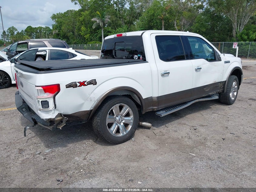 Vin: 1ftew1e5xjke68533, lot: 46267094, ford f-150 lariat 20184