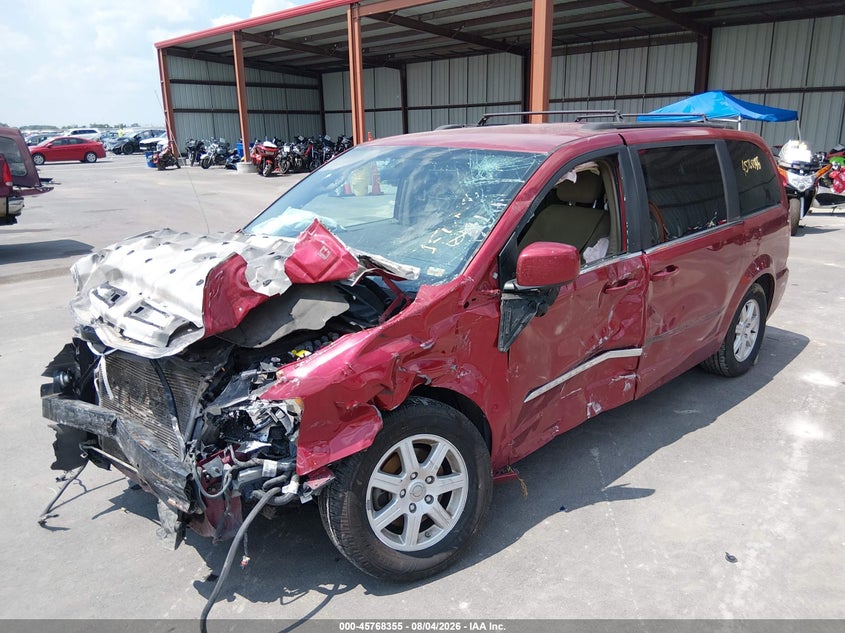 Vin: 2a4rr5dg1br674999, lot: 46267104, chrysler town & country touring 20112