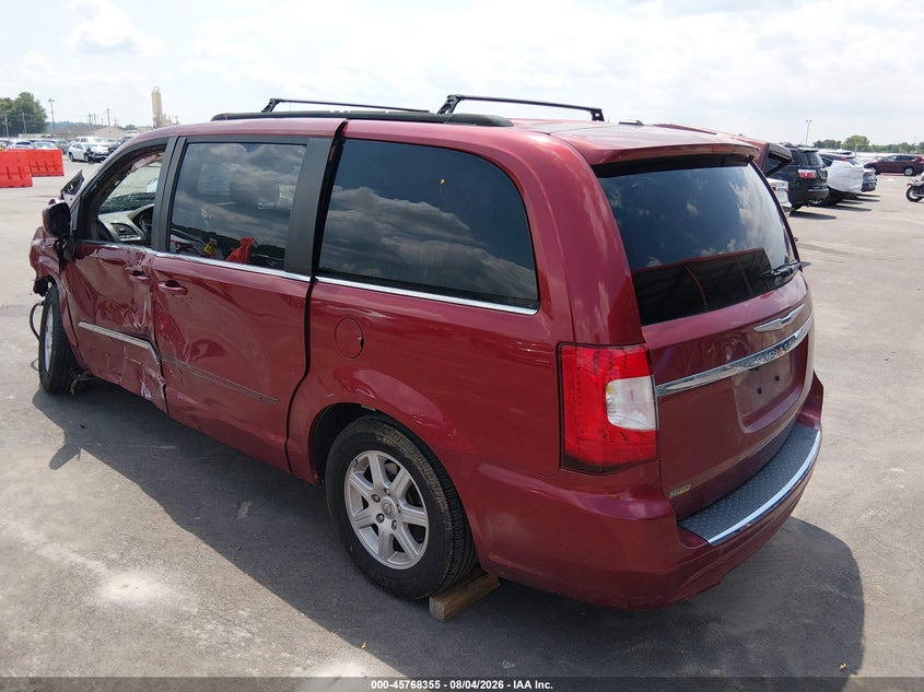 Vin: 2a4rr5dg1br674999, lot: 46267104, chrysler town & country touring 20113