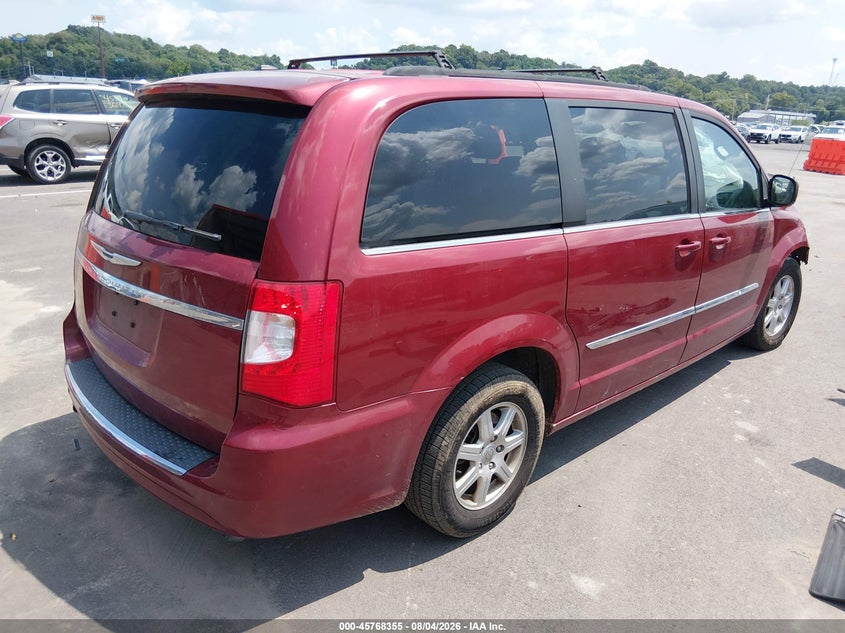 Vin: 2a4rr5dg1br674999, lot: 46267104, chrysler town & country touring 20114