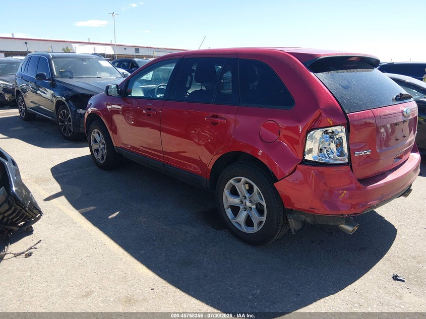 Vin: 2fmdk4jc9cba63141, lot: 46267105, ford edge sel 20123
