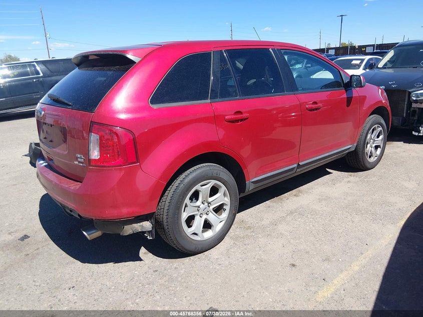 Vin: 2fmdk4jc9cba63141, lot: 46267105, ford edge sel 20124