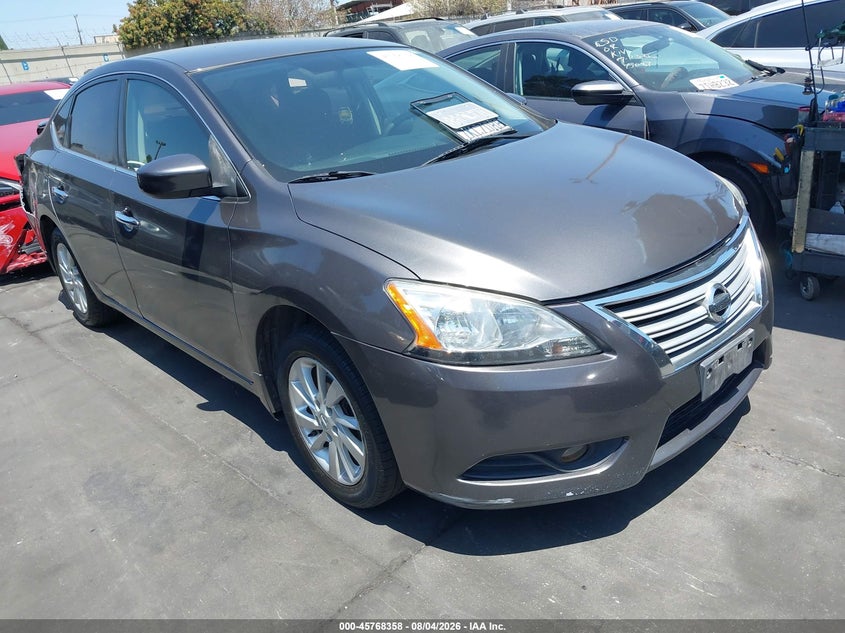 2014 Nissan Sentra Sv, Rear, IAAI, VIN 3N1AB7APXEY315584