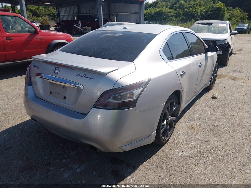 Vin: 1n4aa5ap5ec495320, lot: 46267125, nissan maxima 3.5 sv 20144