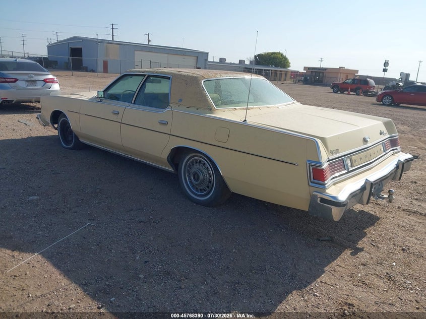 1978 MERCURY MARQUIS auction photo 3