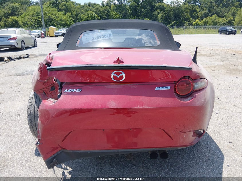 MAZDA MX-5 MIATA 2016 VIN JM1NDAC77G0110434