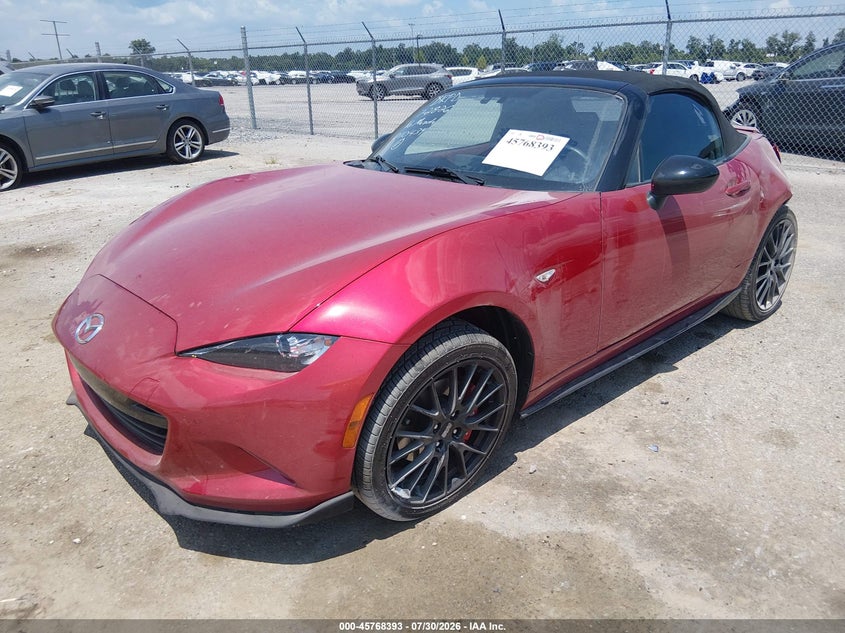 Vin: jm1ndac77g0110434, lot: 46267142, mazda mx-5 miata club 20162