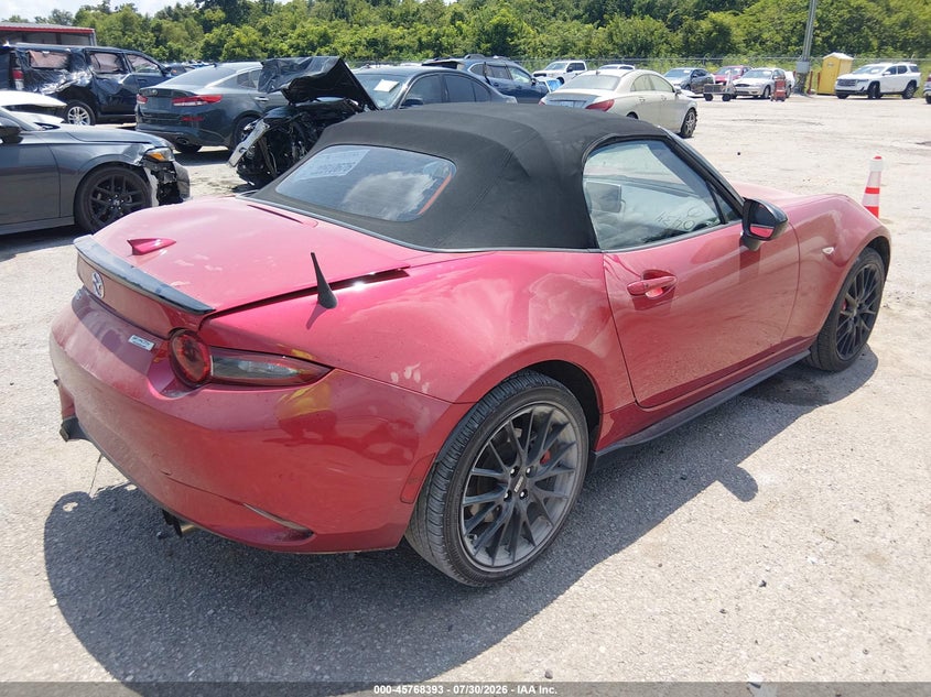 Vin: jm1ndac77g0110434, lot: 46267142, mazda mx-5 miata club 20164