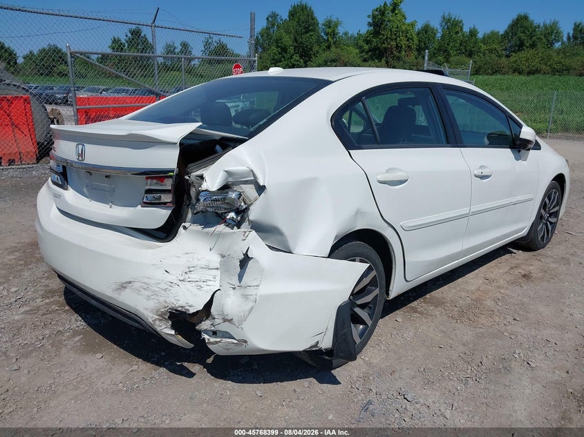 Vin: 19xfb2f97ee243308, lot: 46267148, honda civic ex-l 20144
