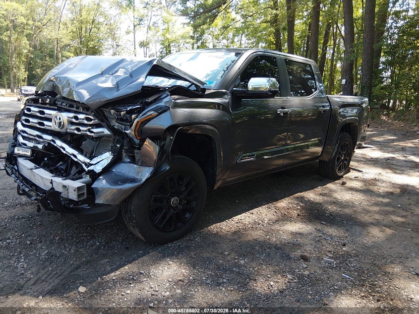 2024 Toyota Tundra 1794 Edition, Front End, IAAI, VIN 5TFMA5DB5RX209066 — photo 2