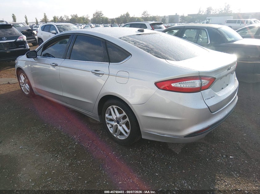 Vin: 3fa6p0h73gr384296, lot: 46267152, ford fusion se 20163