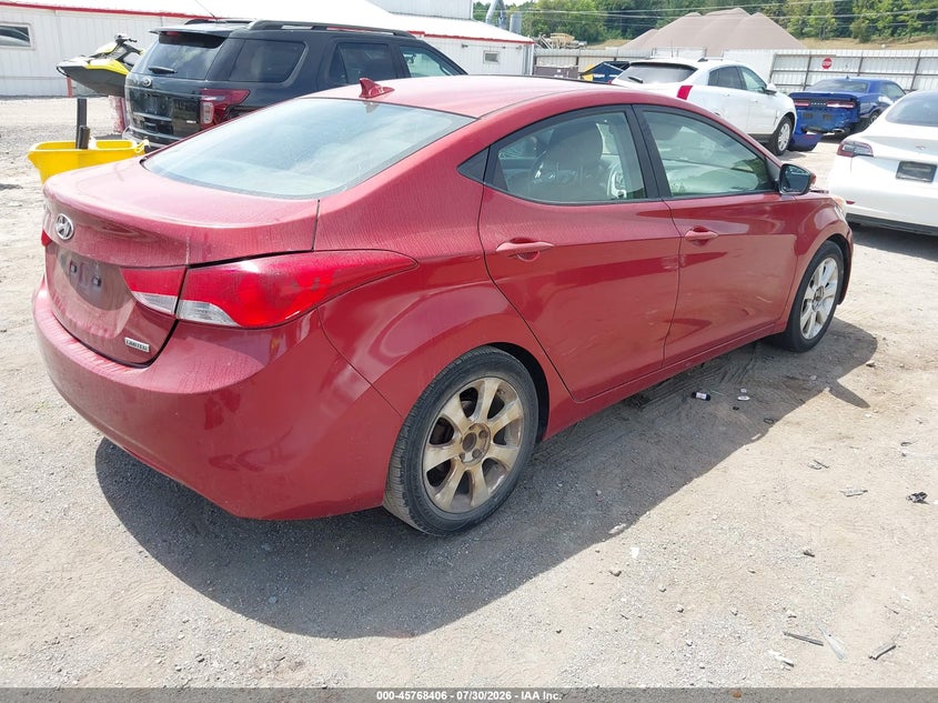 Vin: kmhdh4ae5cu269678, lot: 46267155, hyundai elantra limited (ulsan plant) 20124