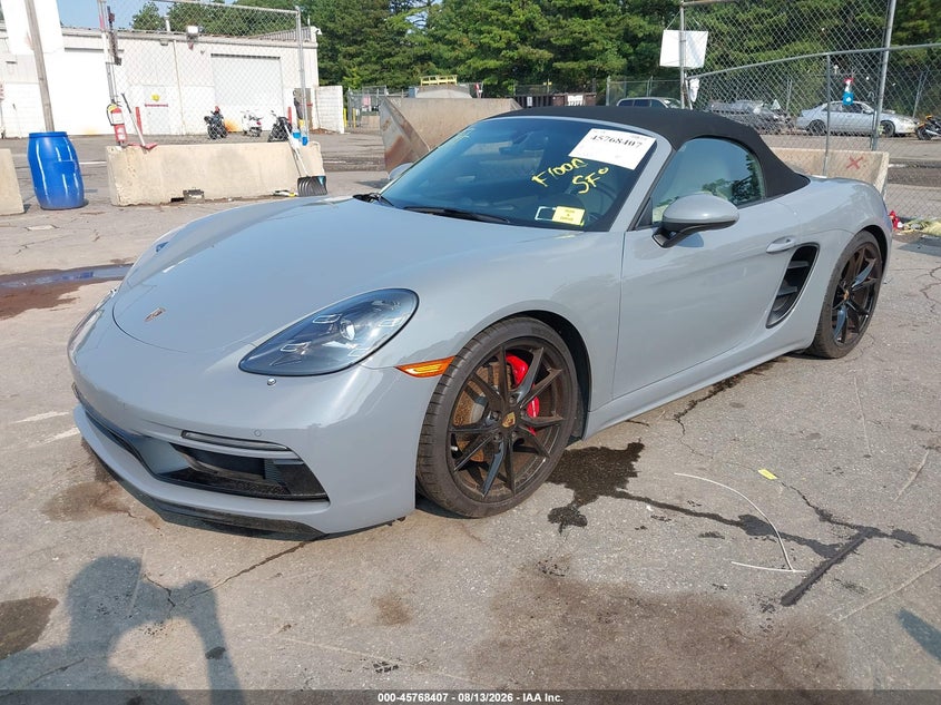 2025 PORSCHE 718 BOXSTER CABRIO 2.5L H-4 DI, DOHC, VVT, TURBO, 350HP