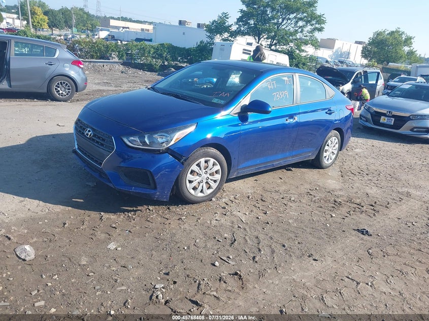 Vin: 3kpc24a3xje031871, lot: 46267157, hyundai accent se 20182