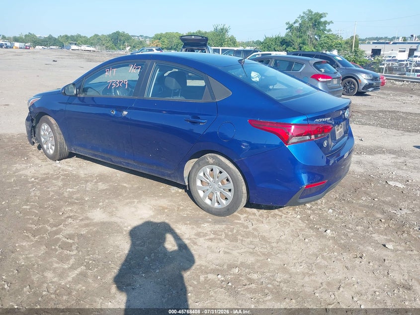 Vin: 3kpc24a3xje031871, lot: 46267157, hyundai accent se 20183