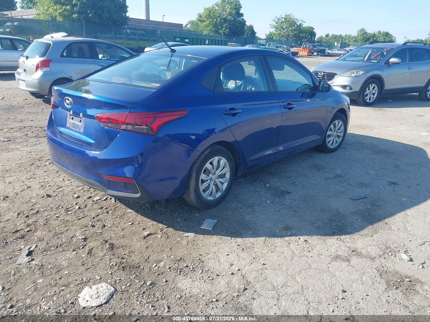 Vin: 3kpc24a3xje031871, lot: 46267157, hyundai accent se 20184