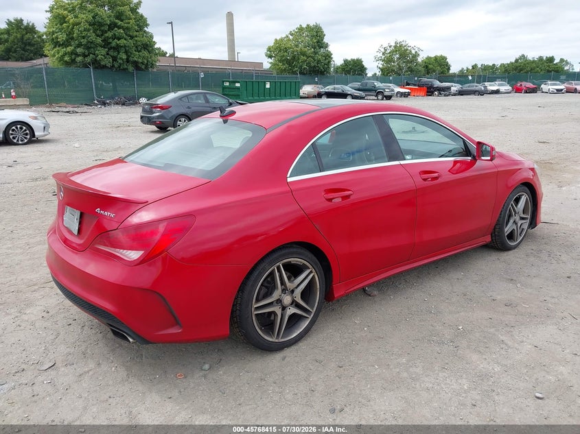 Vin: wddsj4gb3en148812, lot: 46267164, mercedes-benz cla 250 4matic 20144