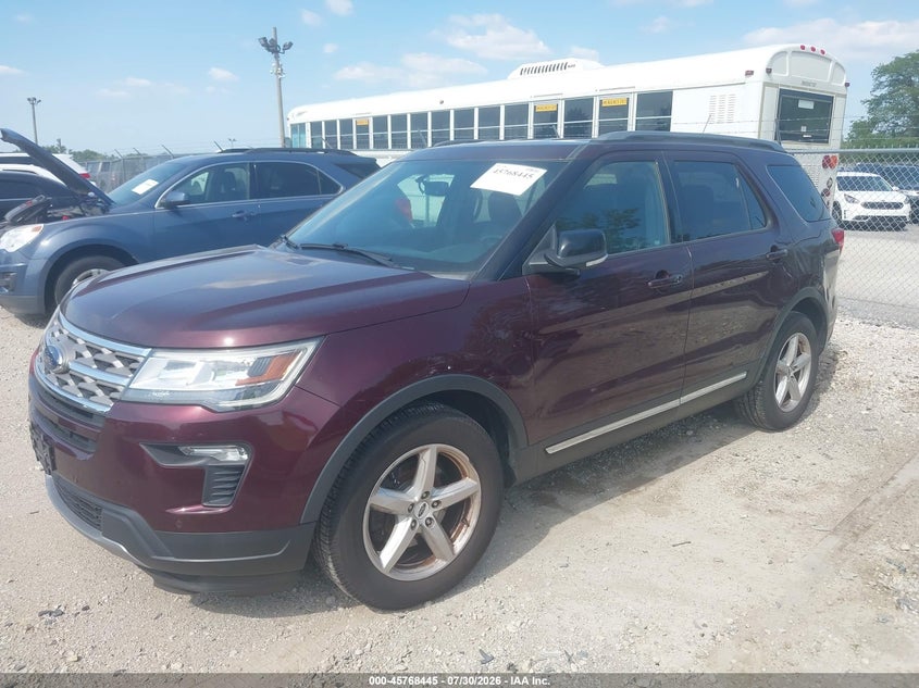 Vin: 1fm5k7d84jgc04586, lot: 46267194, ford explorer xlt 20182