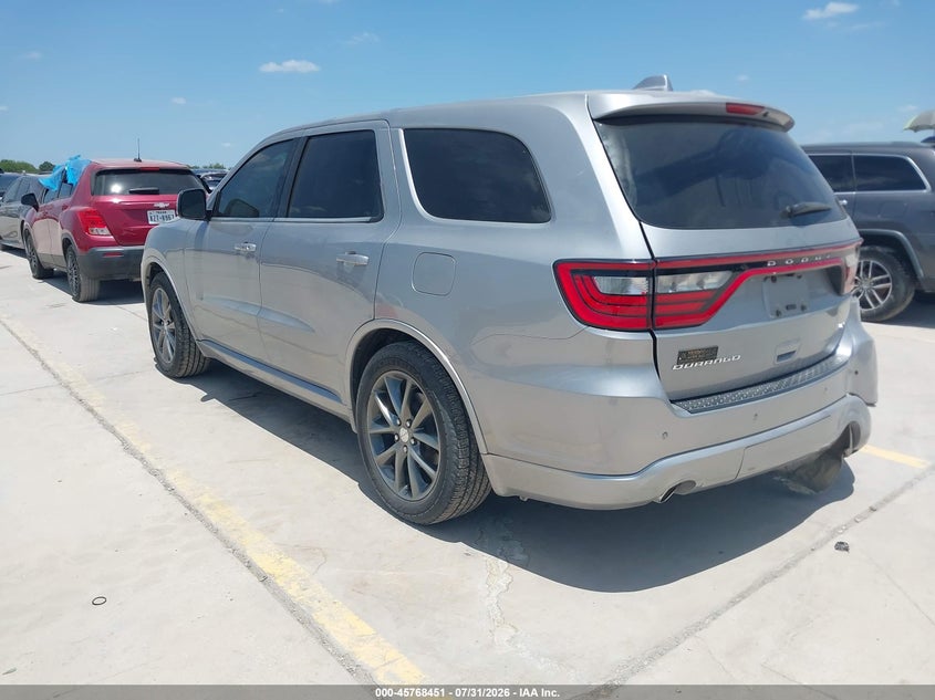 Vin: 1c4rdhdg2hc724137, lot: 46267200, dodge durango gt rwd 20173