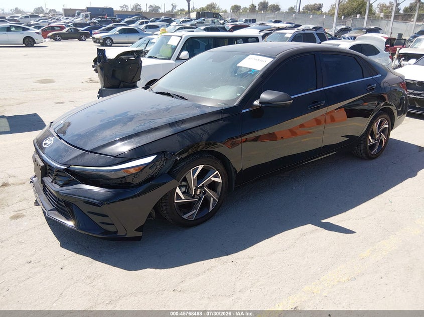 Vin: kmhln4dj5ru105983, lot: 46267217, hyundai elantra hybrid limited 20242