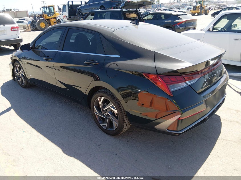 Vin: kmhln4dj5ru105983, lot: 46267217, hyundai elantra hybrid limited 20243