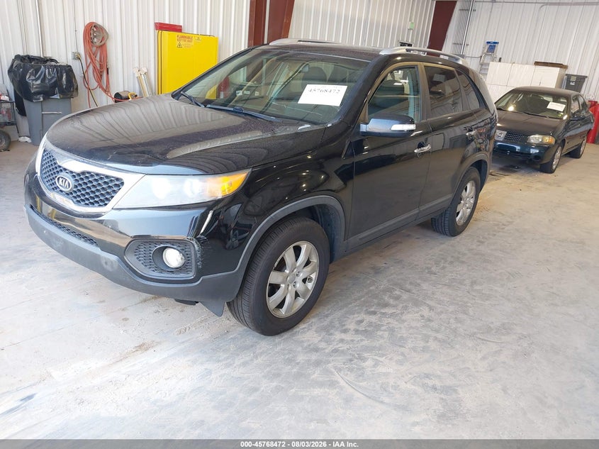 Vin: 5xykt4a67dg406691, lot: 46267221, kia sorento lx 20132