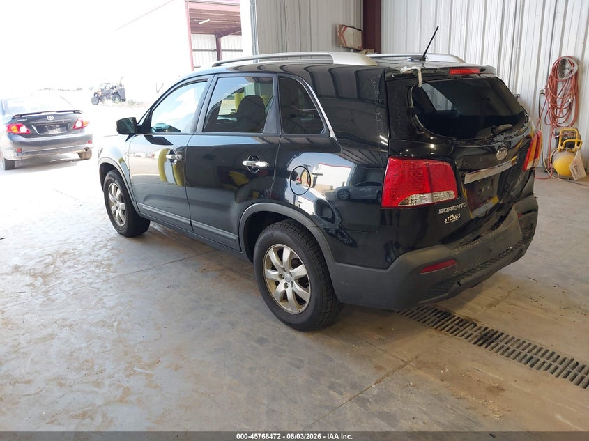 Vin: 5xykt4a67dg406691, lot: 46267221, kia sorento lx 20133