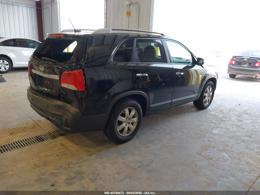Vin: 5xykt4a67dg406691, lot: 46267221, kia sorento lx 20134