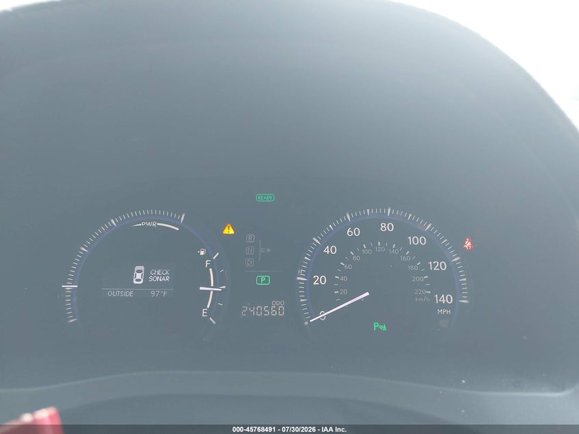 2010 LEXUS HS 250H auction photo 7