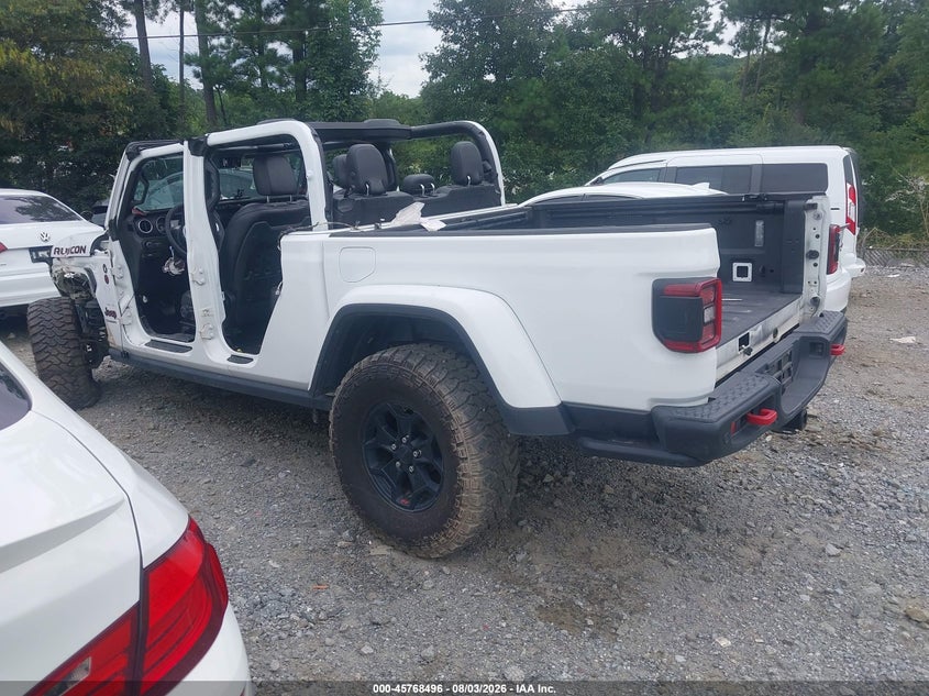 Vin: 1c6jjtbg7ll106470, lot: 46267245, jeep gladiator rubicon 4x4 20203