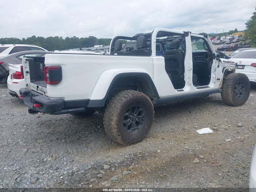Vin: 1c6jjtbg7ll106470, lot: 46267245, jeep gladiator rubicon 4x4 20204