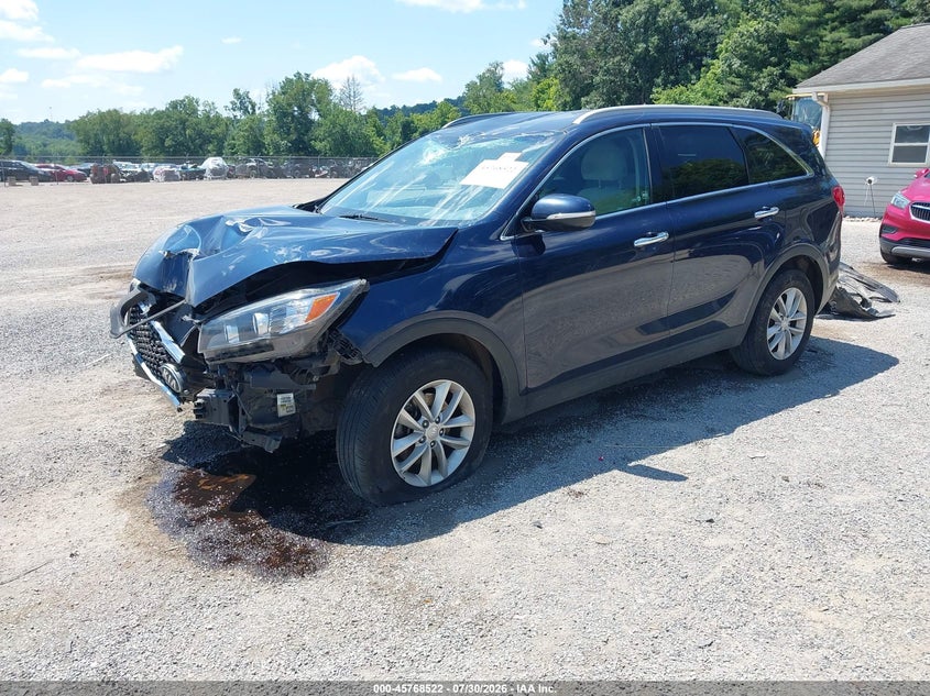Vin: 5xypg4a33jg370185, lot: 46267271, kia sorento 2.4l lx 20182