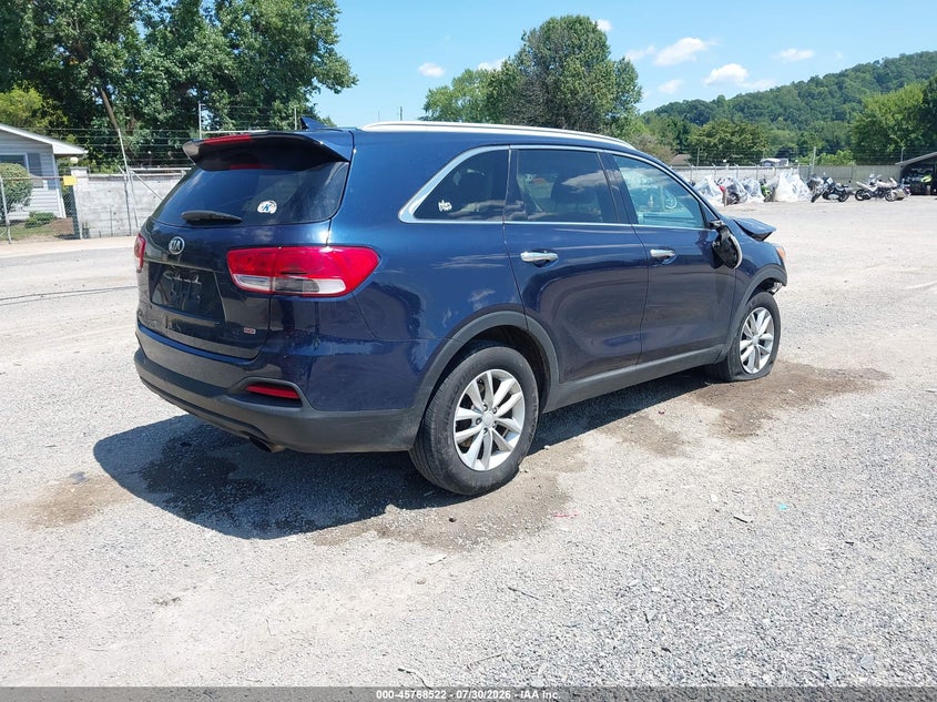 Vin: 5xypg4a33jg370185, lot: 46267271, kia sorento 2.4l lx 20184