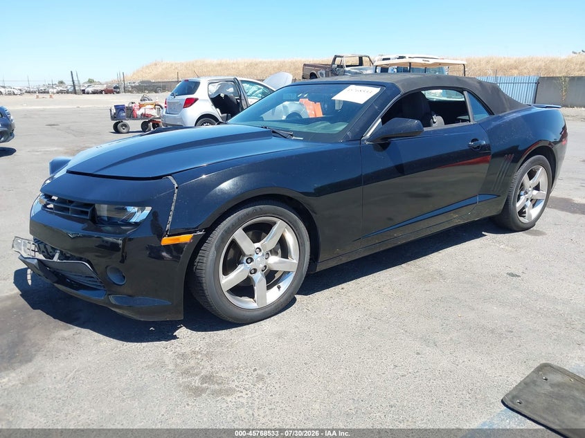 Vin: 2g1fd3d38f9224659, lot: 46267282, chevrolet camaro 1lt 20152
