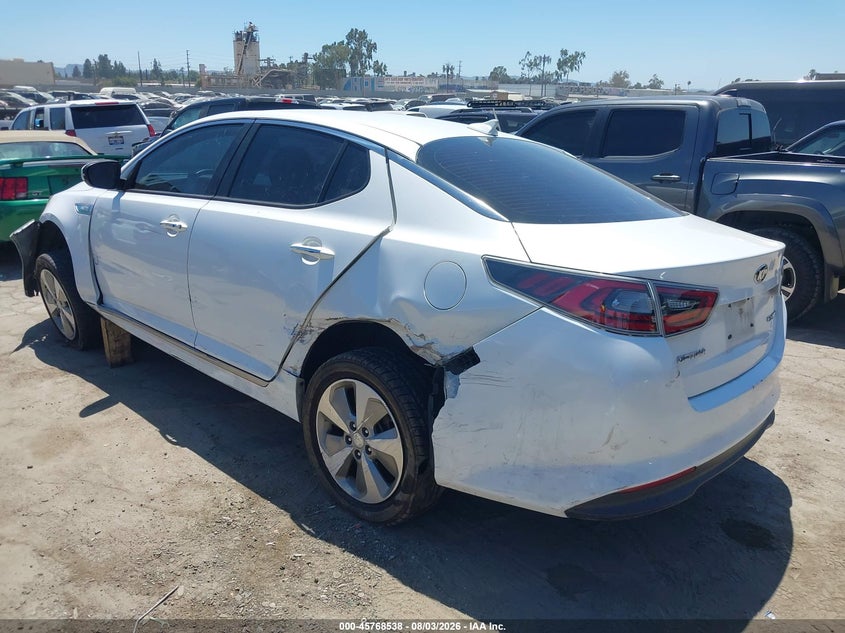 Vin: knagn4ad7g5099175, lot: 46267287, kia optima hybrid ex 20163