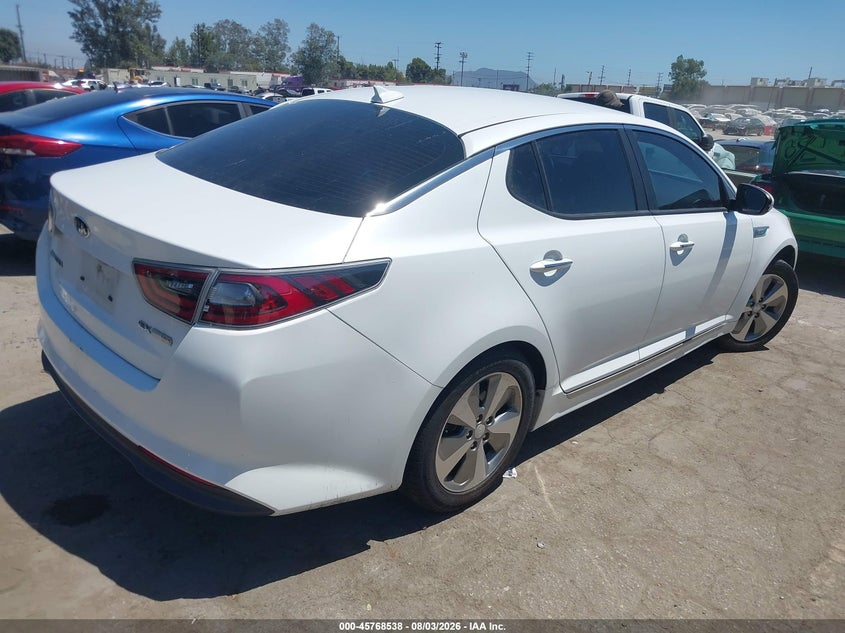 Vin: knagn4ad7g5099175, lot: 46267287, kia optima hybrid ex 20164
