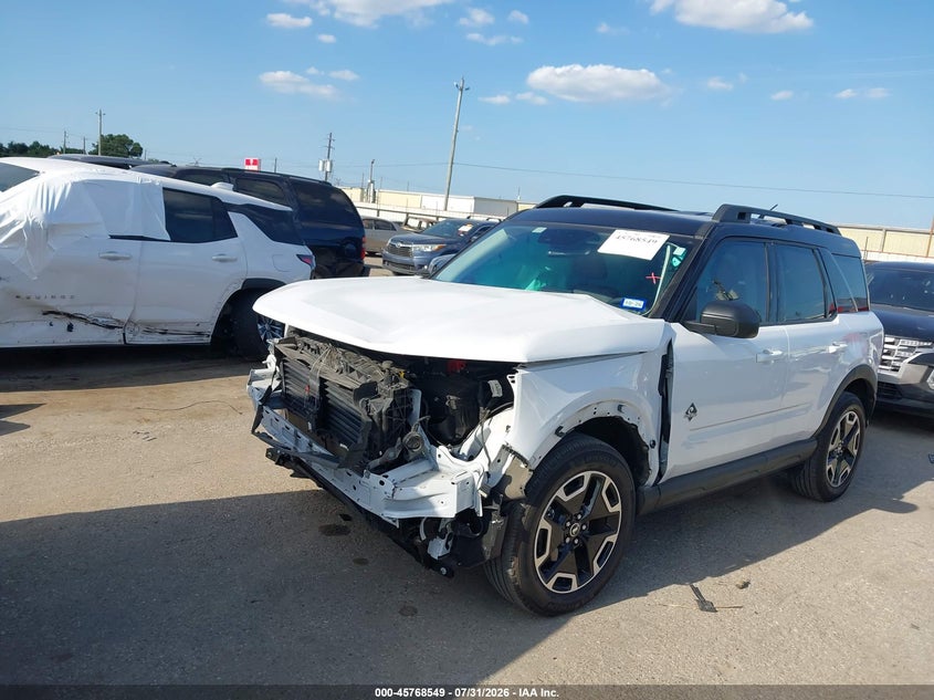 Vin: 3fmcr9c63rre65498, lot: 46267298, ford bronco sport outer banks 20242