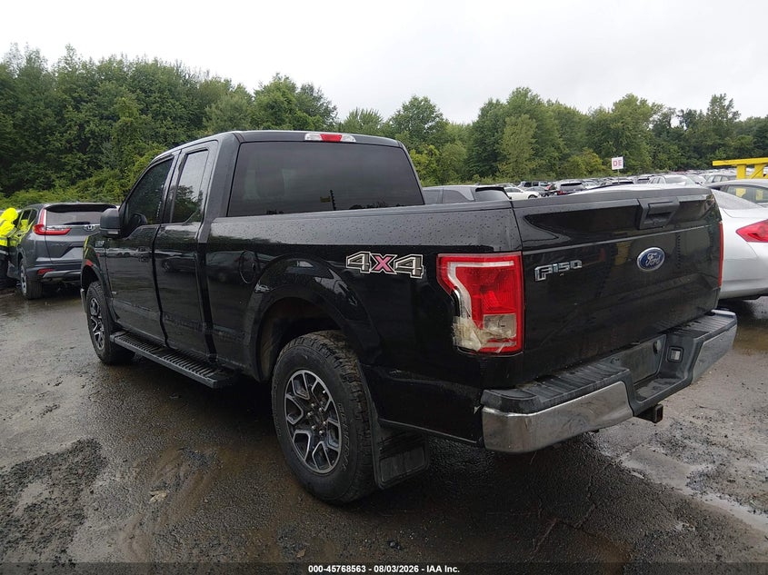 Vin: 1ftex1ep3hfa15811, lot: 46267313, ford f-150 xlt 20173