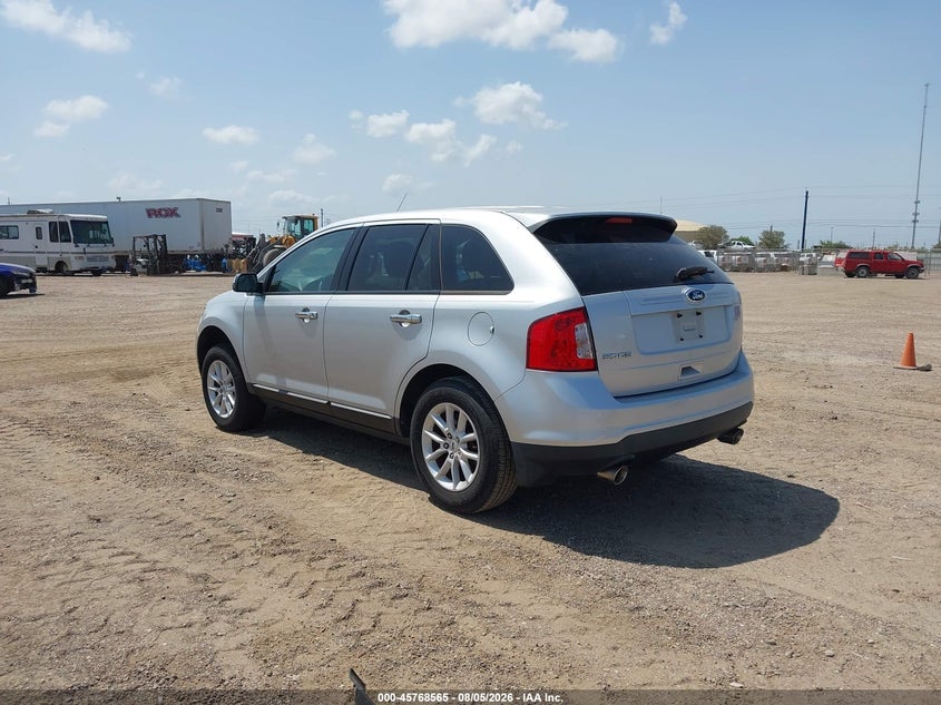 Vin: 2fmdk3gc2eba82957, lot: 46267314, ford edge se 20143