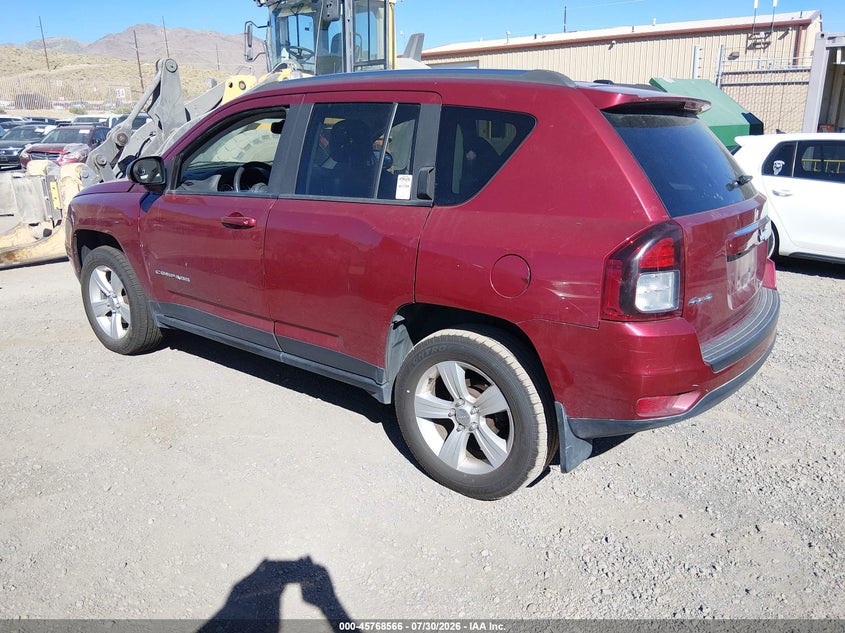 Vin: 1c4njdeb2ed885192, lot: 46267315, jeep compass latitude 20143